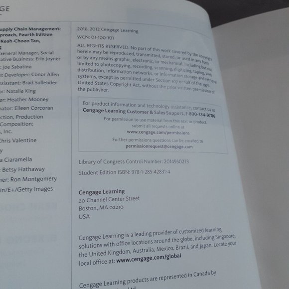 Principles of Supply Chain Management A Balanced Approach Hardcover Textbook - Picture 10 of 11